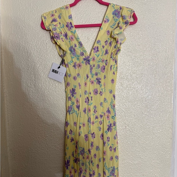 Beach Riot Elodie Floral multicolor Maxi Dress size Small NWT - Picture 7 of 11